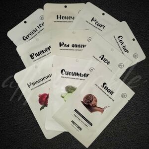 Variety of 10 PRETTYSKIN Sheet Masks